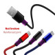 Cable de chargeur USB 3 en 1 Type C , Lightning , micro Cable de chargeur USB 3 en 1 Type C , Lightning , micro