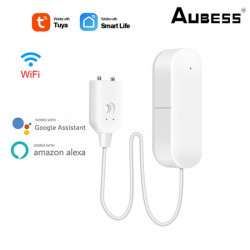 wifi smart water flood leak sensor tuya compatible alexa
