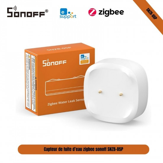 capteur de fuite d'eau et innondation SONOFF SNZB-05P Zigbee 3.0 batterie 5ans