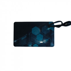 Carte Mifare 13.56Mhz epoxy avec numero id bleu tech