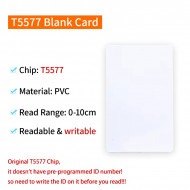 Carte RFID T557, 125khz, lecture et écriture, carte T5577 pour contrôle d'accès Carte RFID T557, 125khz, lecture et écriture, carte T5577 pour contrôle d'accès