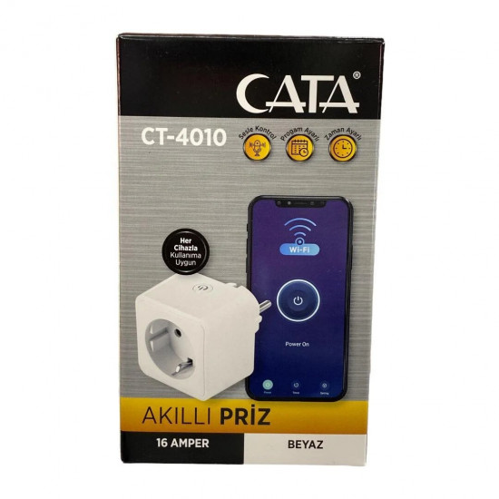 Prise Wifi Intelligente tuya 16A CATA CT-4010