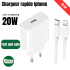 Chargeur Rapide iPhone, 20W  USB-C vers lightning revaleo Tk-94