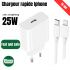 Chargeur Rapide iPhone, 25W  USB-C vers lightning revaleo Tk-109