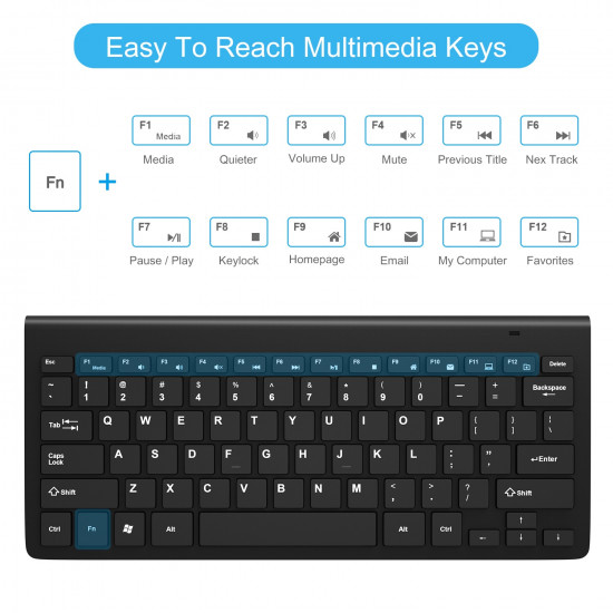 Wireless Keyboard,2.4G Slim And Compact ,With Numeric Keys Layout,Suitable For IMac/Mac , MacBook, Laptop Black Wireless Keyboard,2.4G Slim And Compact ,With Numeric Keys Layout,Suitable For IMac/Mac , MacBook, Laptop Black