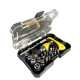24PCS RATCHET BITS & SOCKETS BOX 24PCS RATCHET BITS & SOCKETS BOX