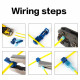 Quick Type T Electrical Cable wire Connectors Straight lock crimpingWaterproof insulated wire terminal 50Pcs(25set) Quick Type T Electrical Cable wire Connectors Straight lock crimpingWaterproof insulated wire terminal 50Pcs(25set)