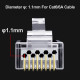 connecteur de cable RJ45 CAT6A FTP EZ   AMP connectivity 