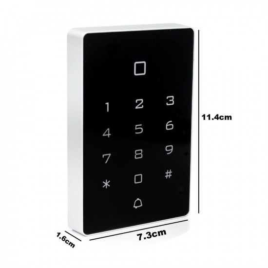 ACCESS LOCK WATERPROOF RFID TOUCH KEYPAD ACCESS CONTROL 125KHZ ACCESS LOCK WATERPROOF RFID TOUCH KEYPAD ACCESS CONTROL 125KHZ