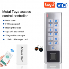 Clavier de contrôle d'accès Métal étanche biométrique RFID wifi Tuya HF8-WiFi