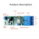 Contrôleur de moteur connecté Tuya  wifi et RF433 Mhz  2 canaux : 7V - 32V