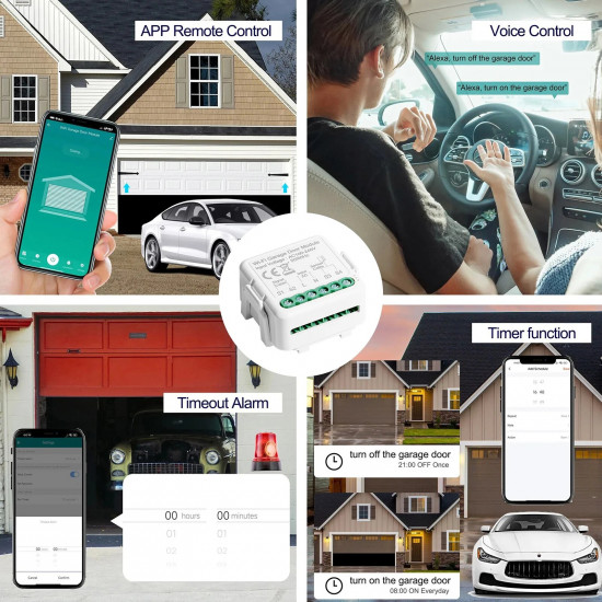 contrôleur de porte de Garage TUYA WIFi avec capteur filaire contrôleur de porte de Garage TUYA WIFi avec capteur filaire