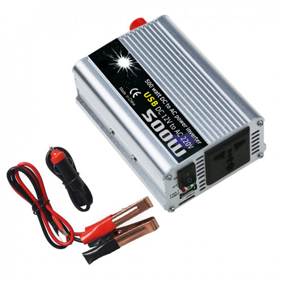 Convertisseur 12V DC à 220V AC 500W