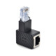 Adaptateur convertisseur RJ45 male femele Direction Haut 