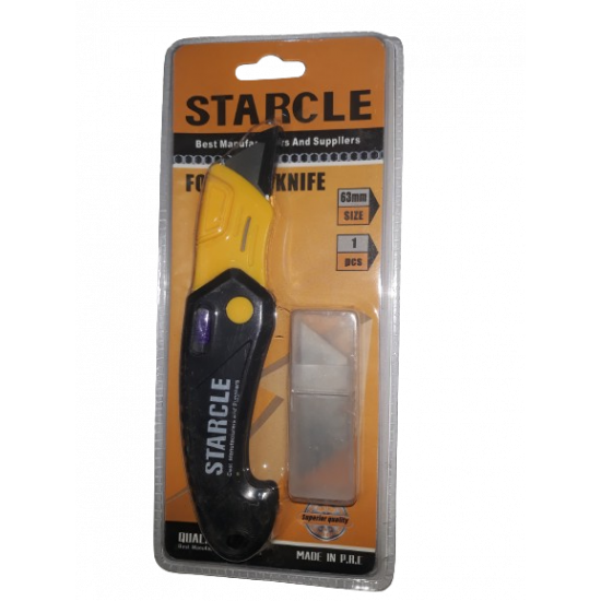 Folding Utility Knife with 5 Blades cutter starcle