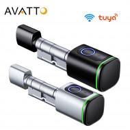 Serrure Biométrique Intelligente Tuya BLETOUTH Ouverture Par Application , Carte Mifare , Empreinte et  Clées Serrure Biométrique Intelligente Tuya BLETOUTH Ouverture Par Application , Carte Mifare , Empreinte et  Clées