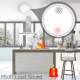 Détecteur de fumée sans fil intelligent feu zigbee avec alarme sonore 85dB Moes HS2SA-1