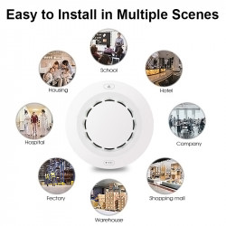 Tuya Wifi Smart Smoke Detector, Fire Alarm