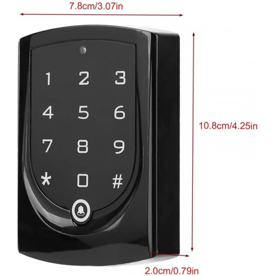 Clavier de contrôle d'accès de Porte 125 Khz