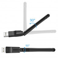 Récepteur avec carte de réseau sans fil pour PC dongle wifi Récepteur avec carte de réseau sans fil pour PC dongle wifi