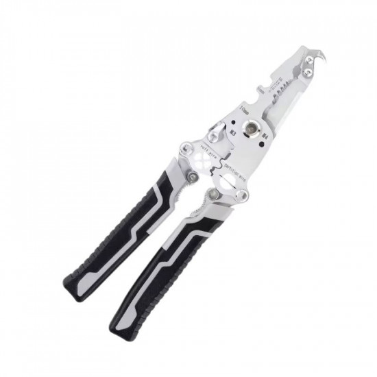 Pince Multifonctionnelle pliable Pour électricien 18 en 1 Dénudeur de fil , antidérapant, sertissage Pince Multifonctionnelle pliable Pour électricien 18 en 1 Dénudeur de fil , antidérapant, sertissage