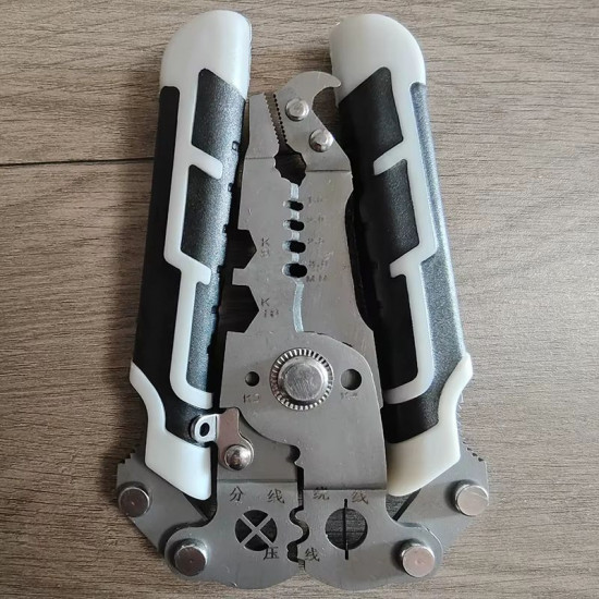Pince Multifonctionnelle pliable Pour électricien 18 en 1 Dénudeur de fil , antidérapant, sertissage Pince Multifonctionnelle pliable Pour électricien 18 en 1 Dénudeur de fil , antidérapant, sertissage