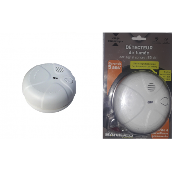 Smoke detector by sound signal BANIDES ET DEBEAURAIN Smoke detector by sound signal BANIDES ET DEBEAURAIN