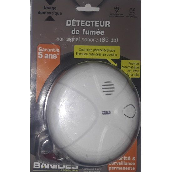 Smoke detector by sound signal BANIDES ET DEBEAURAIN