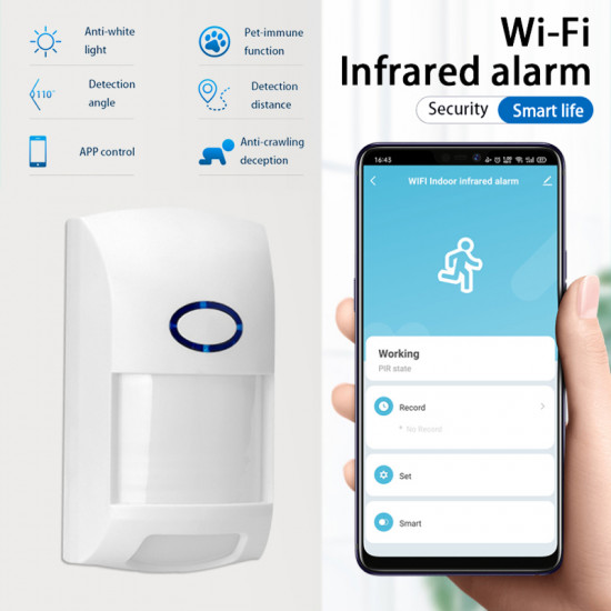 Détecteur de mouvement wifi compatible tuya Détecteur de mouvement wifi compatible tuya