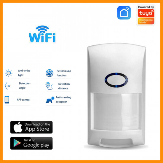 Détecteur de mouvement wifi compatible tuya 