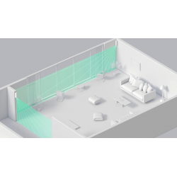 Narrow beam "curtain" motion detector for indoor use AJAX MotionProtect Curtain