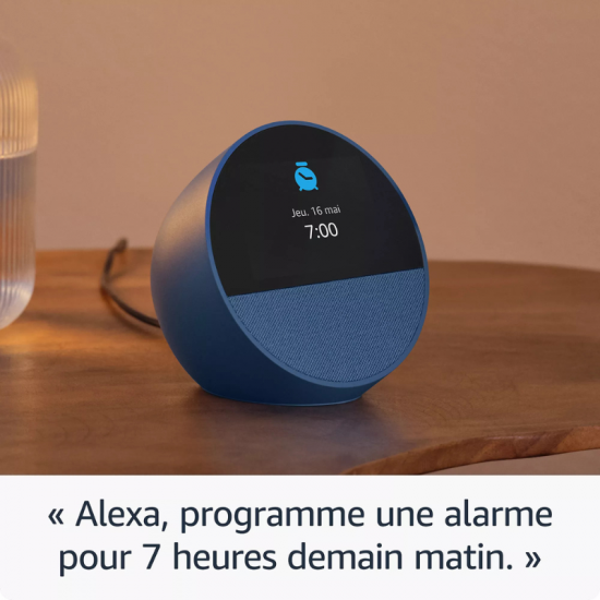 Voice assistant AMAZON Alexa Echo Spot 2024 Blue Voice assistant AMAZON Alexa Echo Spot 2024 Blue