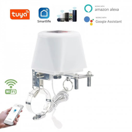 Contrôleur d'arrêt de gaz Tuya, vanne d'eau WiFi 