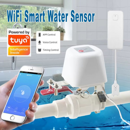Contrôleur d'arrêt de gaz Tuya, vanne d'eau WiFi 