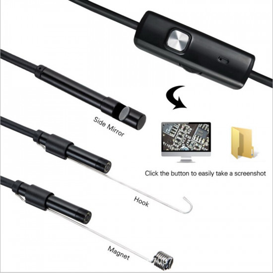 Endoscope Android 10M 6led 5.5mm caméra d'inspection étanche IP67