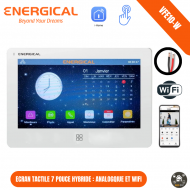 Moniteur Hybride 7 pouce  tactile avec une  connection 2fils et wifi ENERGICAL VFE 10-w  Moniteur Hybride 7 pouce  tactile avec une  connection 2fils et wifi ENERGICAL VFE 10-w