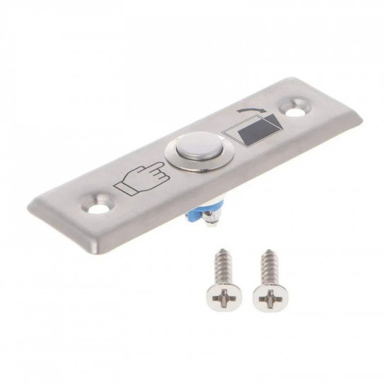 Bouton poussoir de sortie INOX exit encastré SB805-E