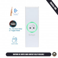 Bouton Poussoir de sortie sans contact exit Bouton apparente Cbutton 400 Blanc Bouton Poussoir de sortie sans contact exit Bouton apparente Cbutton 400 Blanc