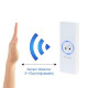 Bouton Poussoir de sortie sans contact exit Bouton apparente Cbutton 400 Blanc Bouton Poussoir de sortie sans contact exit Bouton apparente Cbutton 400 Blanc