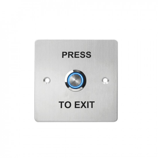 Bouton exit en acier inoxydable Pour controle d'acces  