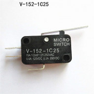 Micro Limit Switch V-152-1C25 Roller Lever Snap Action 250V 16A 1NO 1NC