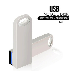 Clés USB 2.0 étanches en métal RPM 64GB Clés USB 2.0 étanches en métal RPM 64GB
