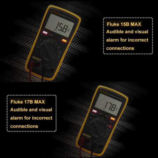 Multimètre numérique multifonctionnel , compteur électrique entièrement automatique FLUKE 17B MAX