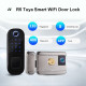 Serrure de porte intelligente R5 Tuya  déverrouillage Wifi  empreinte biométrique et RFID