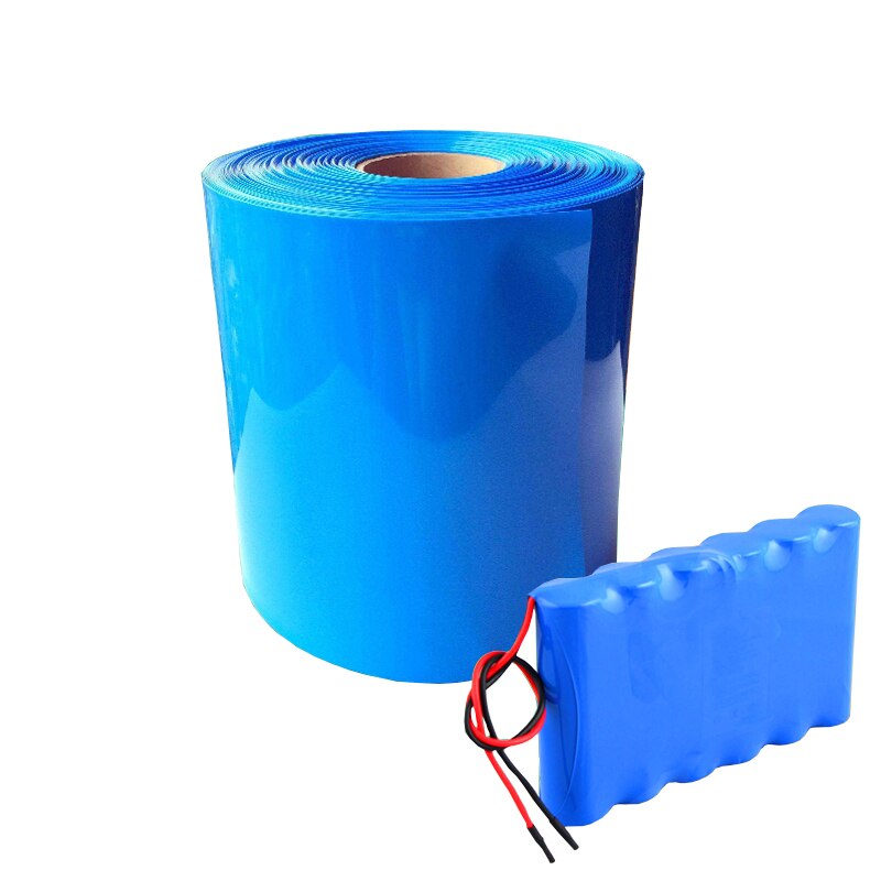 Gaines thermorétractable couverture isotherme câble manches protection Paquet 300mm Largeur 18650 Batterie au lithium Film Wrap PVC Tube gaine thermorétractables 