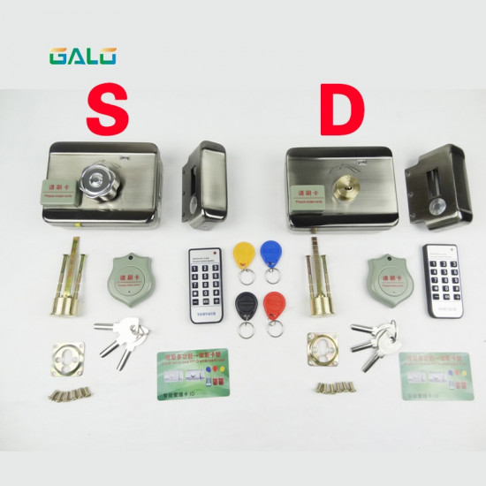 wifi control Electric lock & gate lock Access Control system Electronic integrated RFID Door Rim lock with ID reader 125khz wifi control Electric lock & gate lock Access Control system Electronic integrated RFID Door Rim lock with ID reader 125khz
