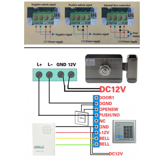 wifi control Electric lock & gate lock Access Control system Electronic integrated RFID Door Rim lock with ID reader 125khz wifi control Electric lock & gate lock Access Control system Electronic integrated RFID Door Rim lock with ID reader 125khz