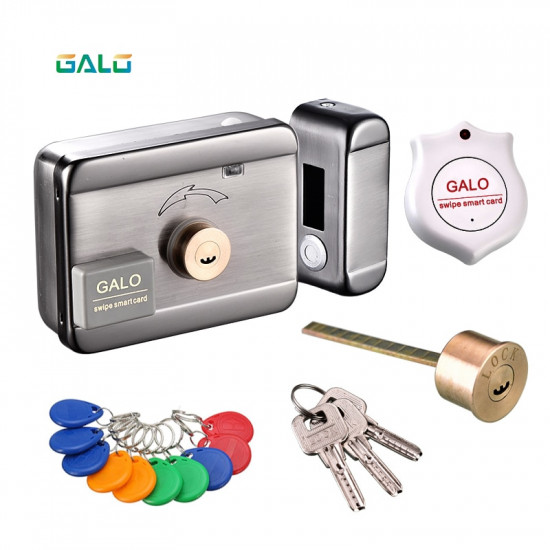 wifi control Electric lock & gate lock Access Control system Electronic integrated RFID Door Rim lock with ID reader 125khz wifi control Electric lock & gate lock Access Control system Electronic integrated RFID Door Rim lock with ID reader 125khz