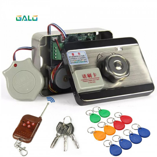 wifi control Electric lock & gate lock Access Control system Electronic integrated RFID Door Rim lock with ID reader 125khz wifi control Electric lock & gate lock Access Control system Electronic integrated RFID Door Rim lock with ID reader 125khz