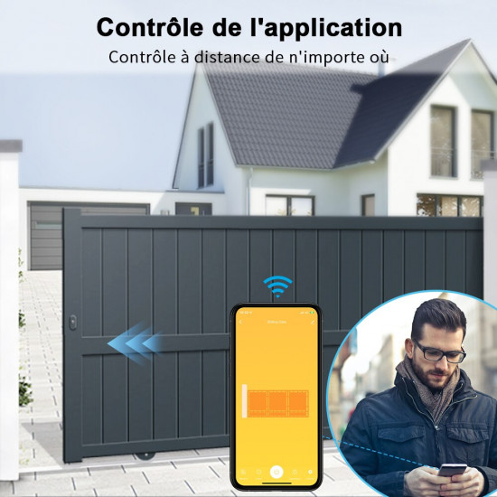 contrôleur de porte de Garage WIFi avec capteur sans fil  2 ème génération